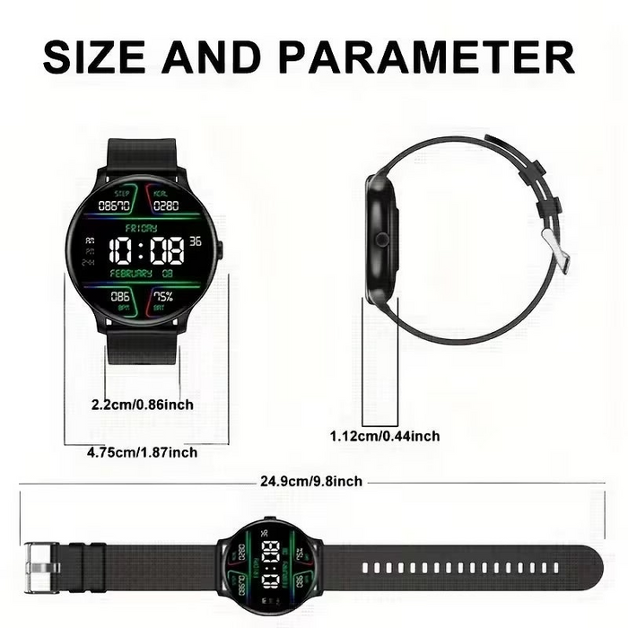 Smartwatch Compatible for for Men &amp; Women with Fitness Tracker,